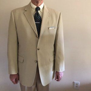 Burberry Cotton Sport Coat Size: 44R Made in USA